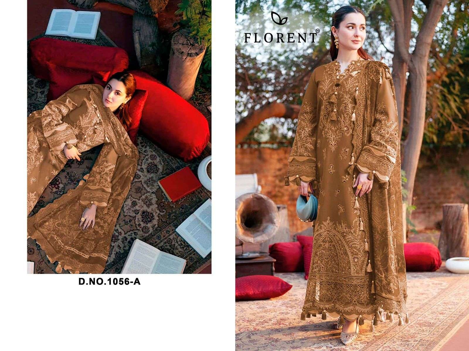 1056 COLOURS BY FLORENT FANCY DESIGNER CAMBRIC COTTON PAKISTANI DRESSES