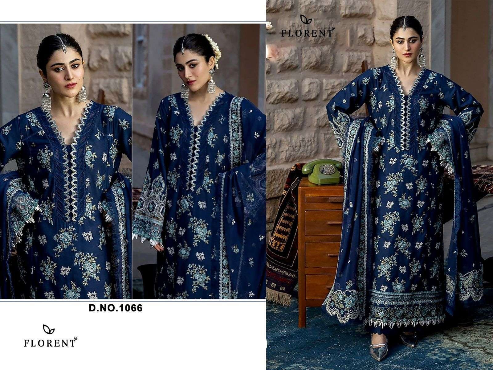 1066 HIT DESIGN BY FLORENT DESIGNER RAYON COTTON PAKISTANI DRESS