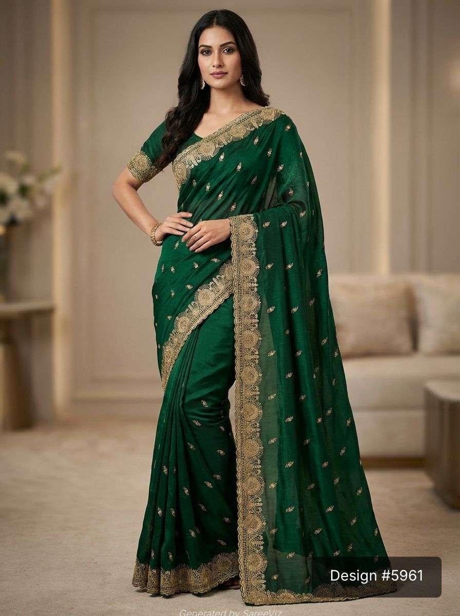 5961 COLOURS BY SUSWANI LATEST FANCY DESIGNER FENDI SILK SAREES