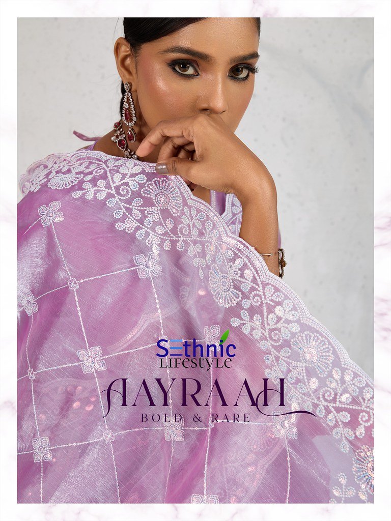 AAYRAAH BY SETHNIC 91001 TO 91004 SERIES FANCY SOFT BURBERRY SAREES