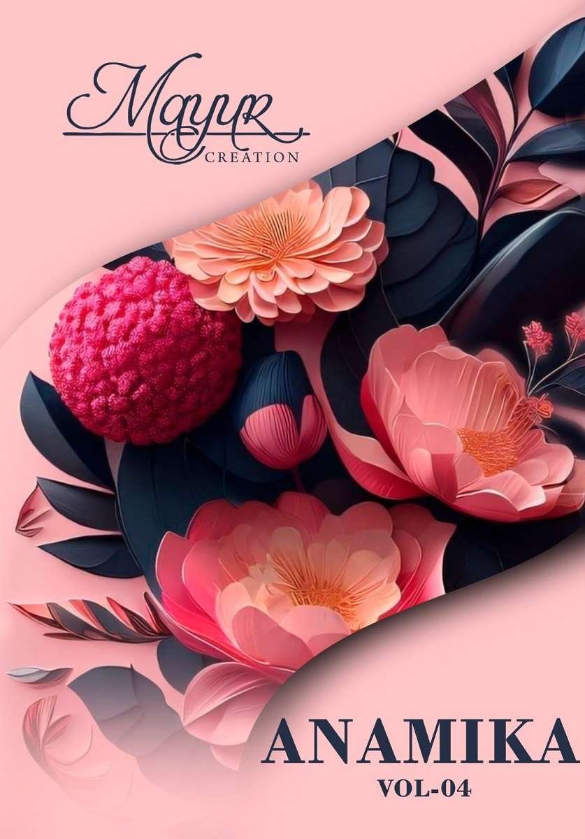 ANAMIKA VOL-4 BY MAYUR CREATION 4001 TO 4010 SERIES COTTON DRESSES