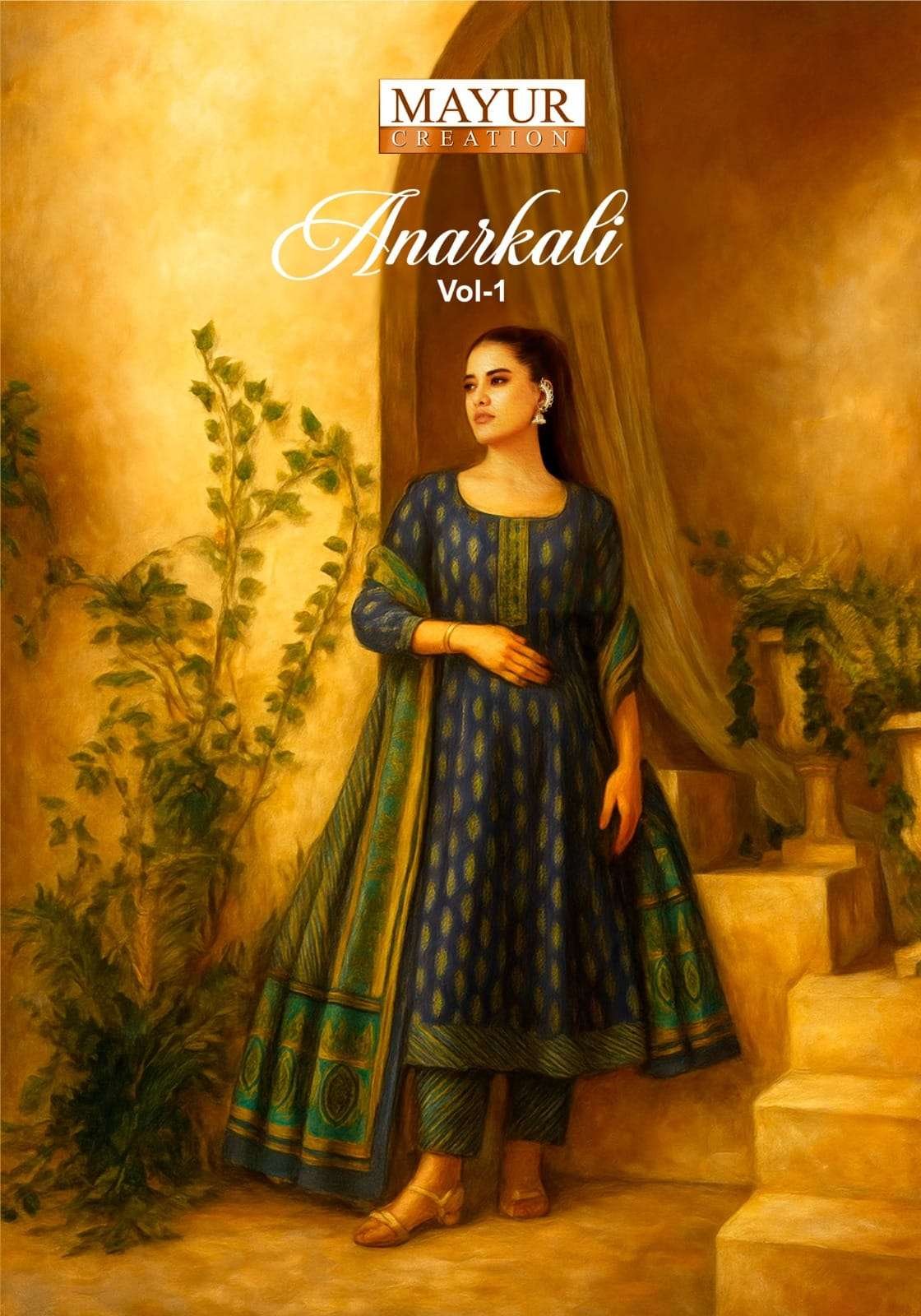 ANARKALI VOL-1 BY MAYUR CREATION 1001 TO 1008 SERIES COTTON DRESSES