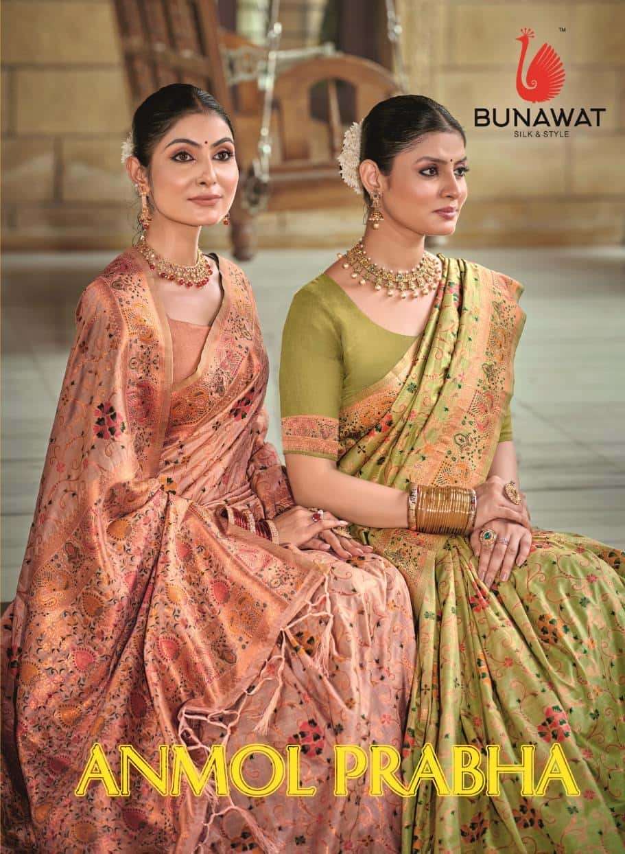 ANMOL PRABHA BY BUNAWAT 1001 TO 1006 SERIES DESIGNER SILK SAREES