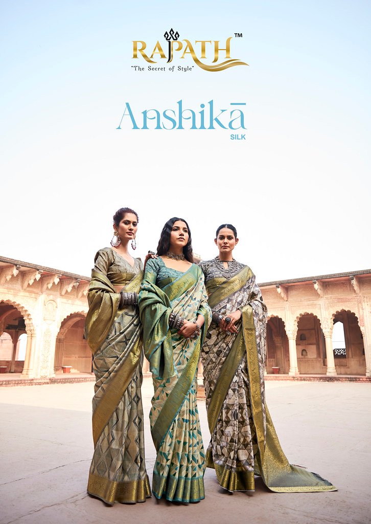 ANSHIKA SILK BY RAJPATH 240001 TO 240008 SERIES HANDLOOM SILK SAREES