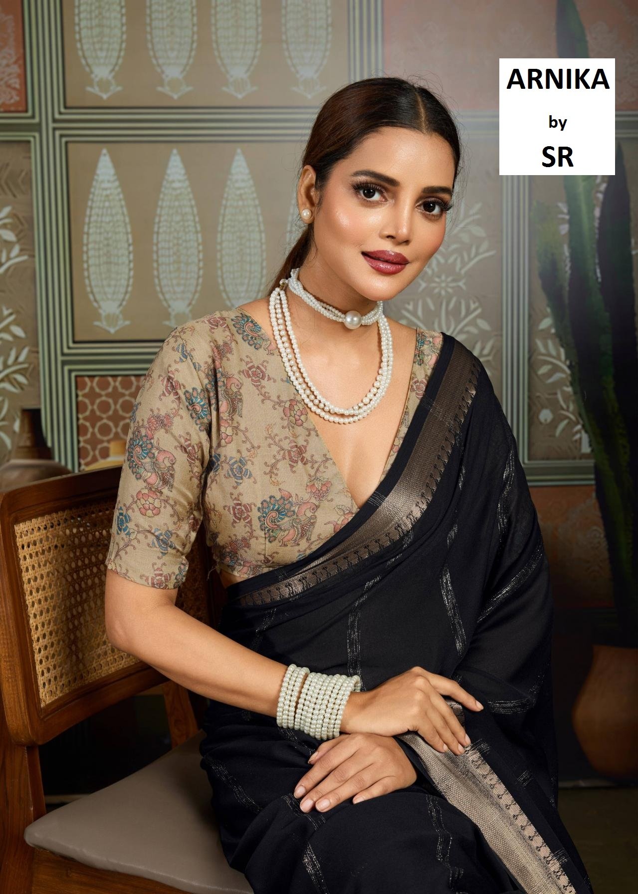 ARNIKA BY SR 1001 TO 1010 SERIES FANCY DESIGNER BAMBERG SILK SAREES