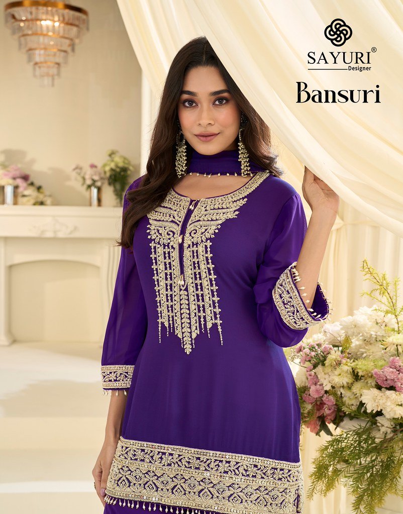 TAMANNA BY SAYURI 10186 TO 10188 SERIES HEAVY REAL GEORGETTE DRESSES