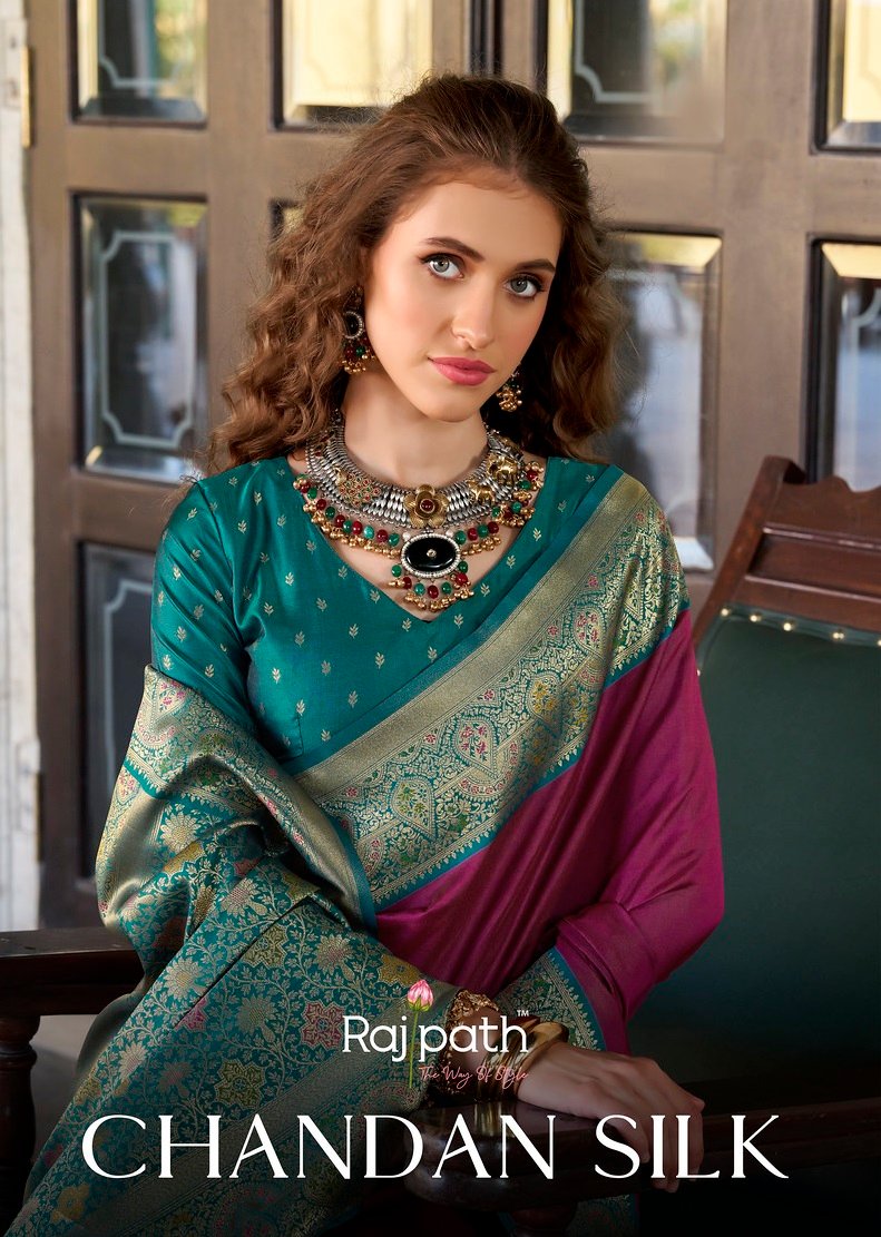 CHANDAN SILK BY RAJPATH 386 TO 393 SERIES DESIGNER SOFT SILK SAREES