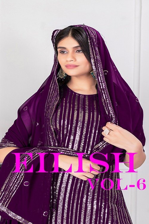 EILISH VOL-6 BY MD LIFESTYLE 2051 TO 2054 SERIES GEORGETTE DRESSES