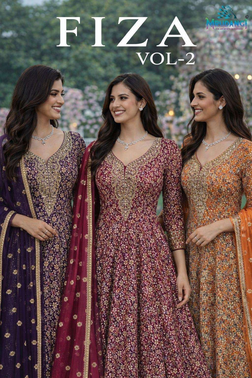 FIZA VOL-2 BY MRUDANGI 764-765-874 SERIES PREMIUM GEORGETTE GOWNS