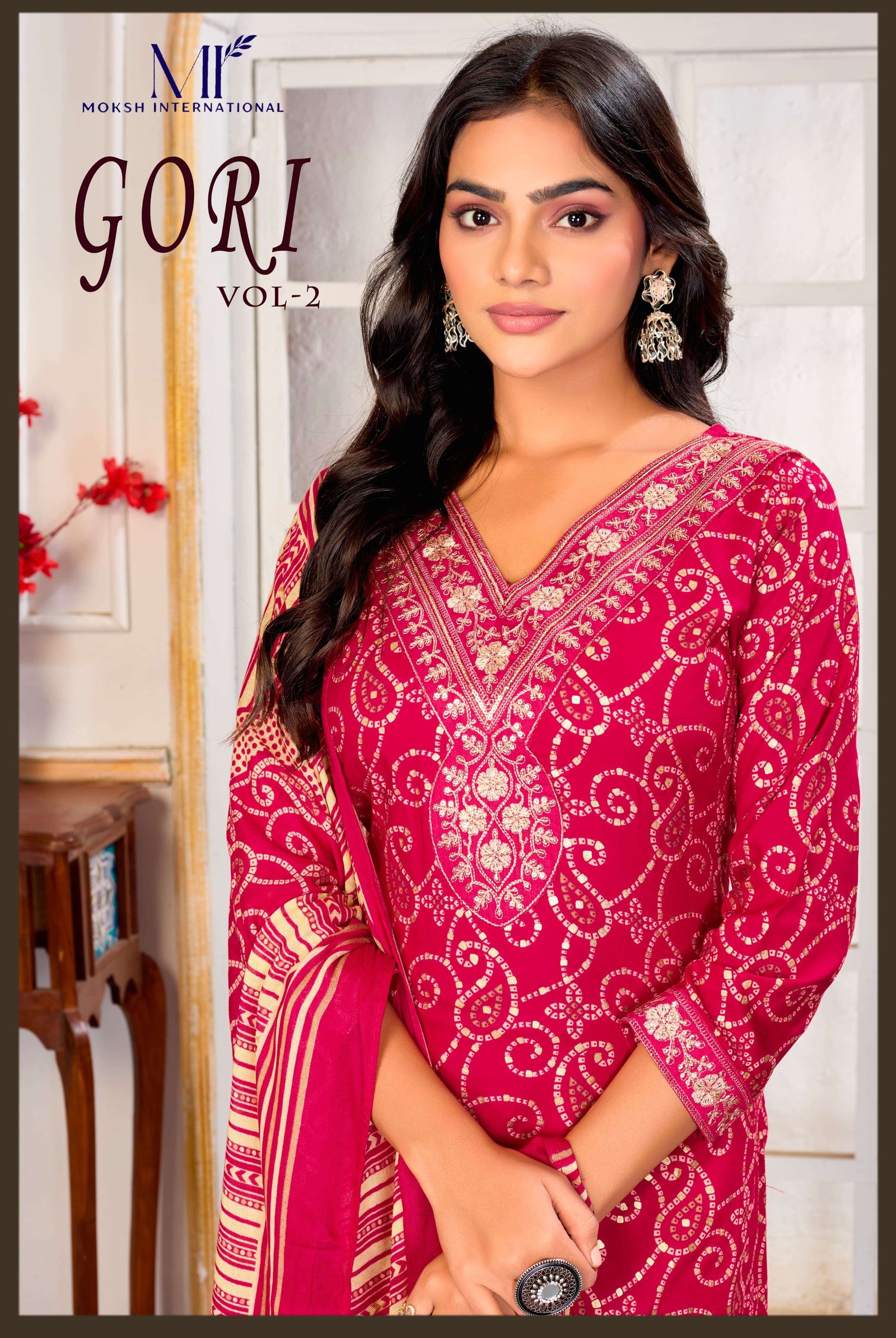 GORI VOL-2 BY MOKSH INTERNATIONAL 1435 TO 1439 SERIES FANCY DRESSES