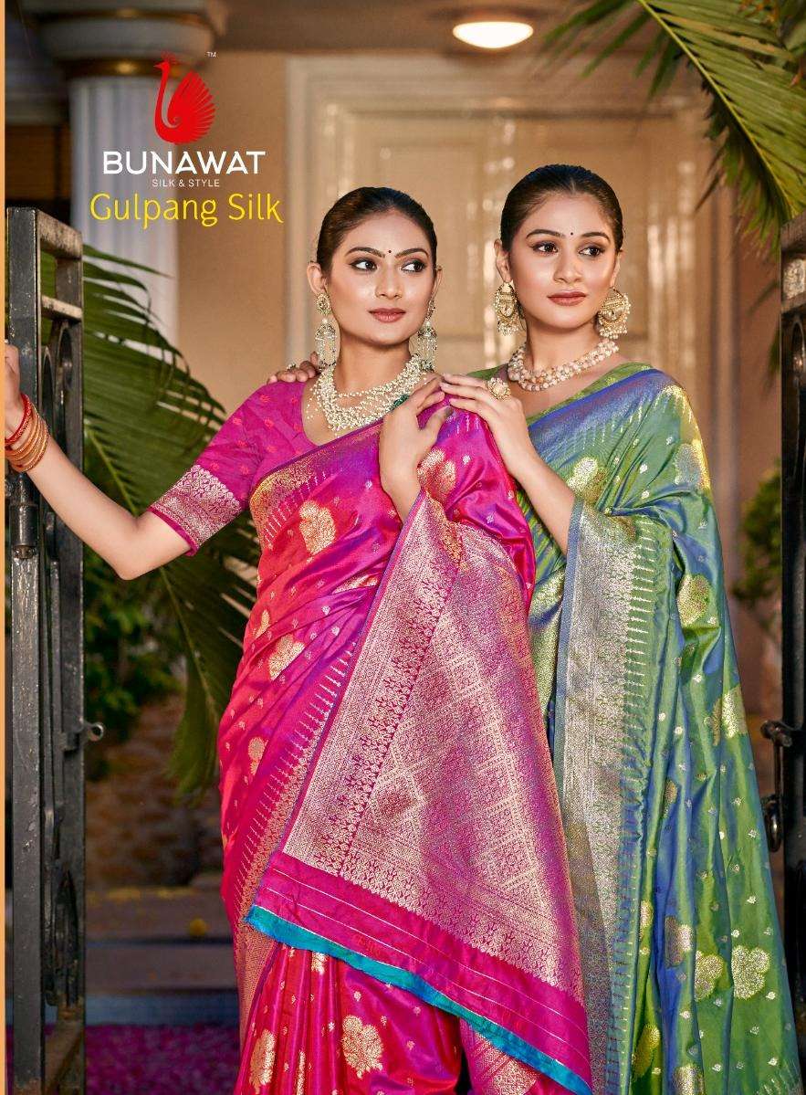 GULPANG SILK BY BUNAWAT 1001 TO 1006 SERIES DESIGNER SILK SAREES