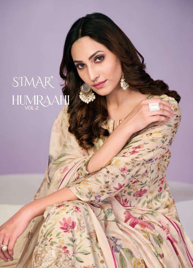 HUMARAAHI VOL-2 BY SIMAR 1269 TO 1273 SERIES DESIGNER PURE LEA PUNJABI DRESSES