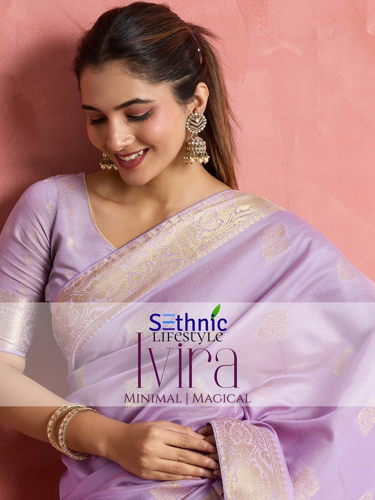 IVIRA BY SETHNIC 88001 TO 88004 SERIES FANCY SOFT SILK WOVEN SAREES