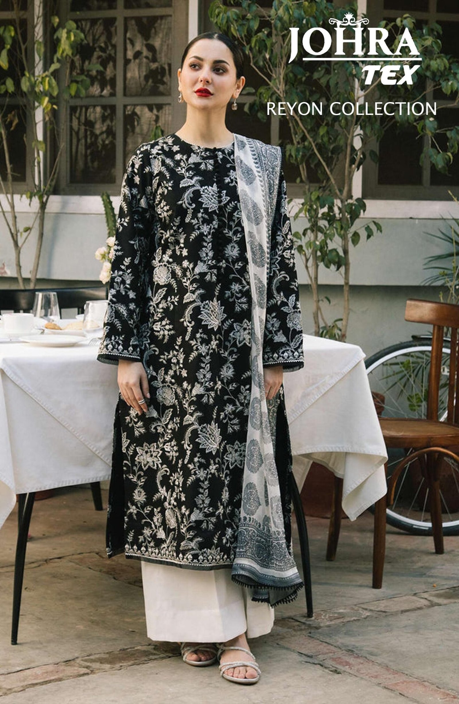 JT-157 COLOURS BY JOHRA TEX DESIGNER RAYON COTTON PAKISTANI DRESSES