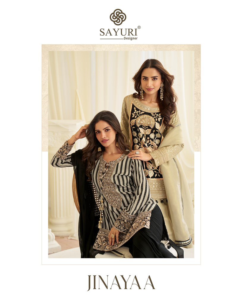 JINAYAA BY SAYURI 10166 TO 10171 SERIES DESIGNER STITCHED DRESSES