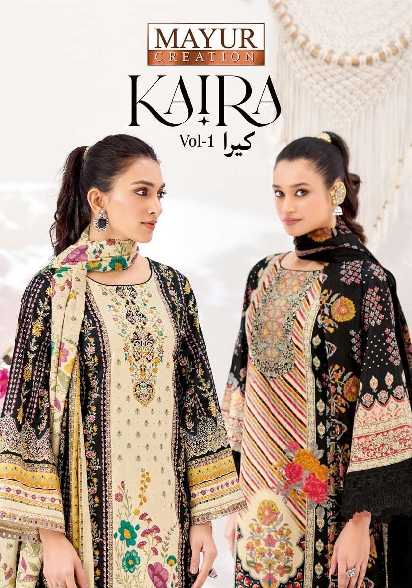 KAIRA VOL-1 BY MAYUR CREATION 1001 TO 1008 SERIES COTTON PRINT DRESSES