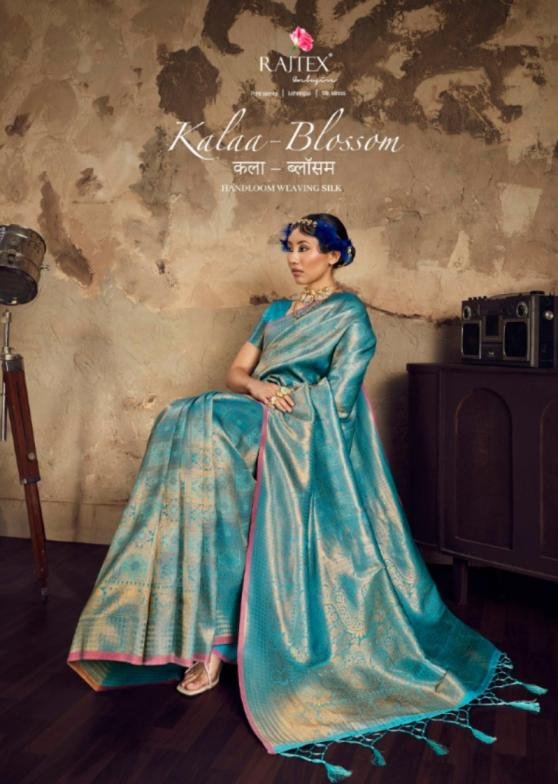 KALAA-BLOSSOM BY RAJTEX 001 TO 006 SERIES FANCY DESIGNER SILK SAREES