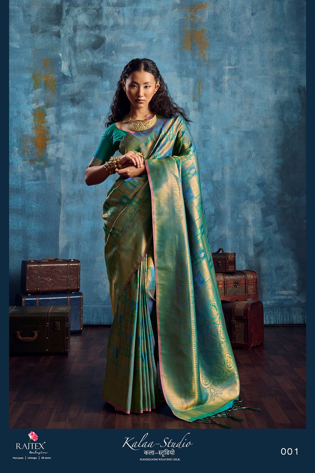 KALAA-STUDIO BY RAJTEX 001 TO 006 SERIES FANCY DESIGNER SILK SAREES
