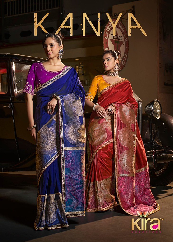 KANYA BY KIRA 7301 TO 7305 SERIES FANCY DESIGNER HEAVY SILK SAREES