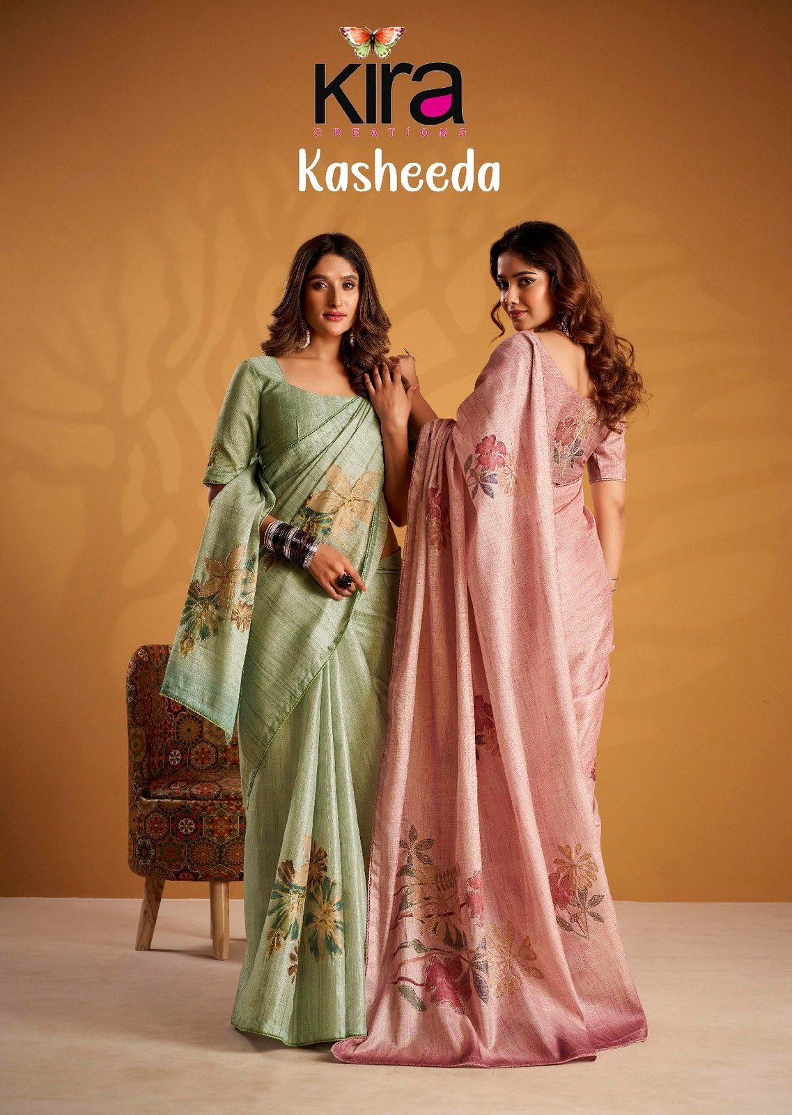 KASHEEDA BY KIRA 1001 TO 1008 SERIES DESIGNER TUSSAR SILK SAREES