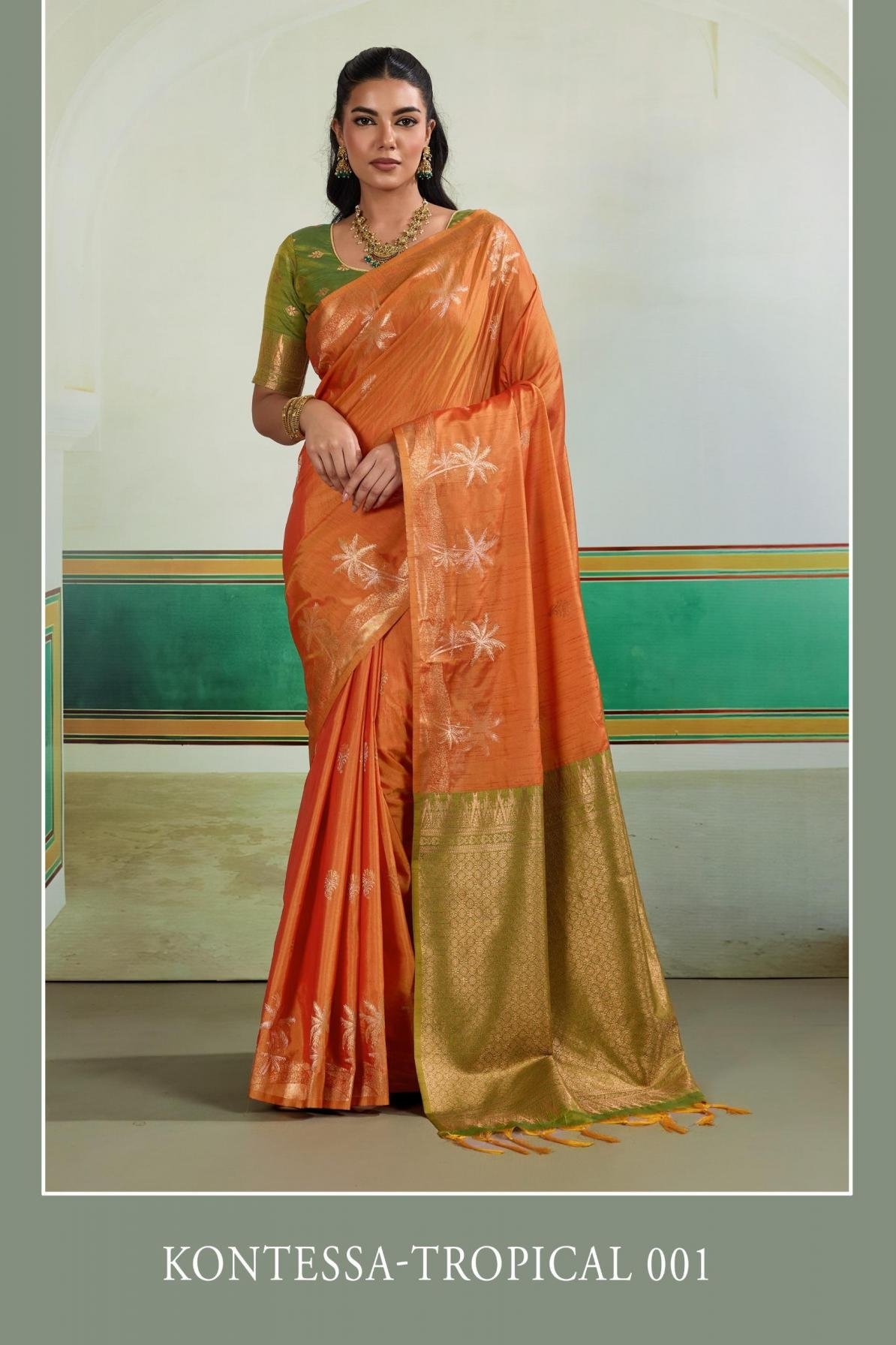 KONTESSA-TROPICAL BY RAJTEX 001 TO 006 SERIES PURE TUSSAR SILK SAREES