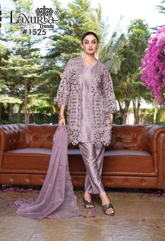 LAXURIA 1525 COLOURS BY LAXURIA TRENDZ VICHITRA SIMMER STITCHED PAKISTANI DRESSES