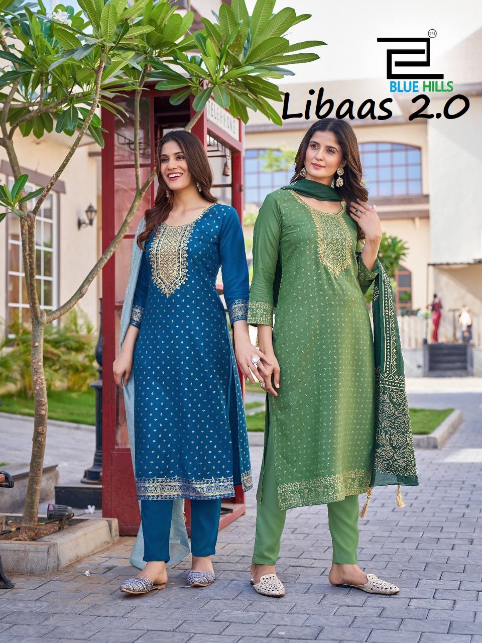 LIBAAS 2.0 BY BLUE HILLS 10001 TO 10008 SERIES FANCY RAYON DRESSES