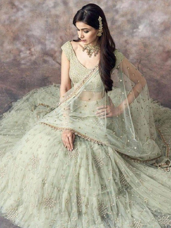 MLC-75 BY SUSWANI LATEST FANCY DESIGNER HEAVY SOFT NET LEHENGA