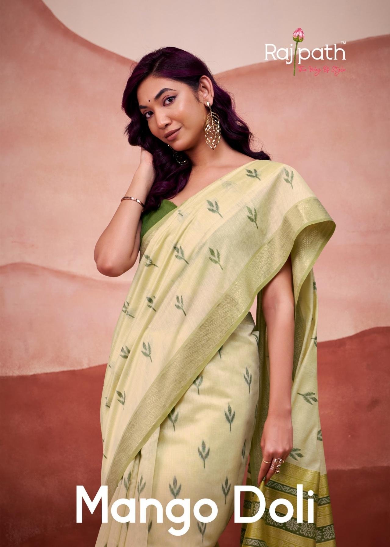 MANGO DOLI BY RAJPATH 486 TO 491 SERIES FANCY MODAL COTTON SAREES