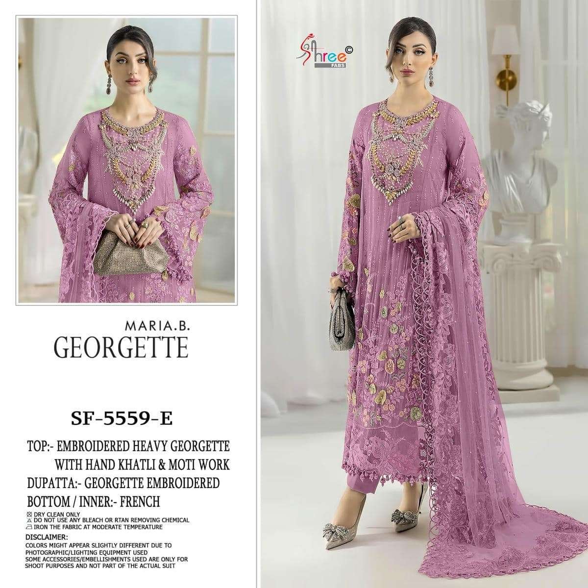 MARIA.B. SF-5559 COLOURS BY SHREE FABS GEORGETTE PAKISTANI DRESSES