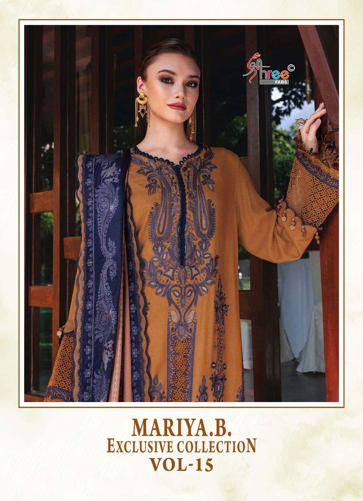 MARIYA.B. EXCLUSIVE COLLECTION VOL-15 BY SHREE FABS 4087 TO 4092 SERIES RAYON PAKISTANI DRESSES