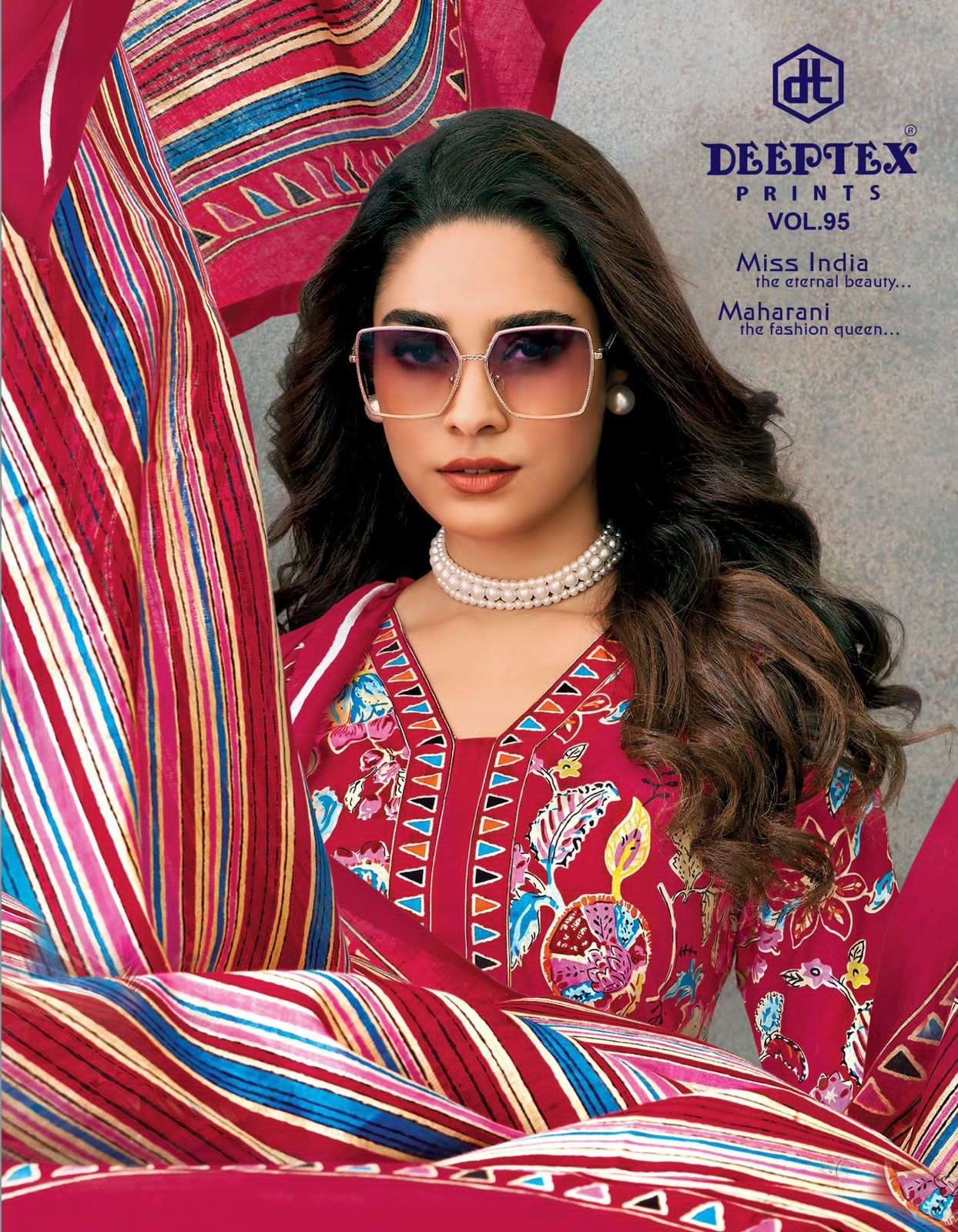 MISS INDIA VOL-95 BY DEEPTEX 9501 TO 9516 SERIES COTTON PRINTED DRESSES