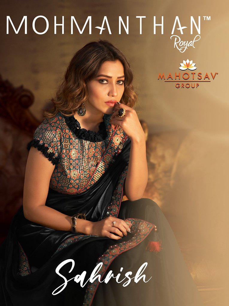 MOHMANTHAN SAHRISH BY MAHOTSAV 22302 TO 22313 SERIES FANCY SAREES