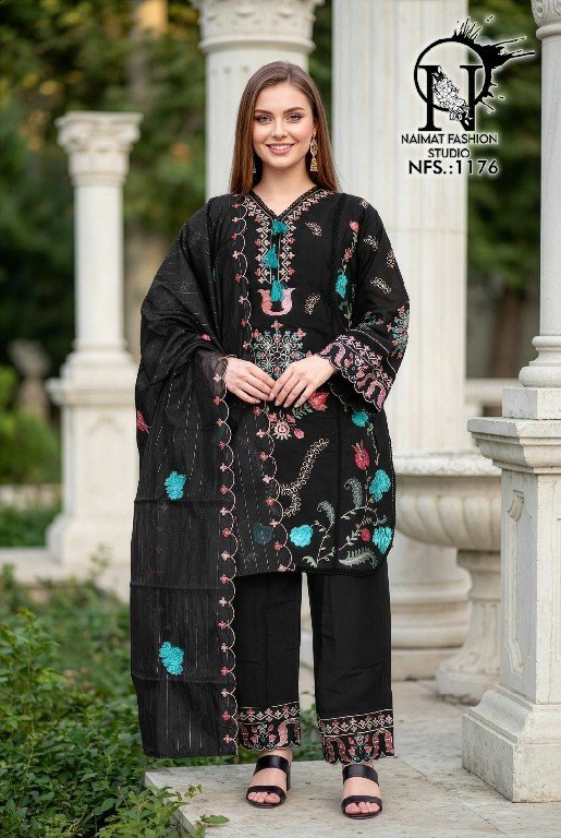 NFS-1176 COLOURS BY NAIMAT FASHION STUDIO ROMAN SILK PAKISTANI DRESSES