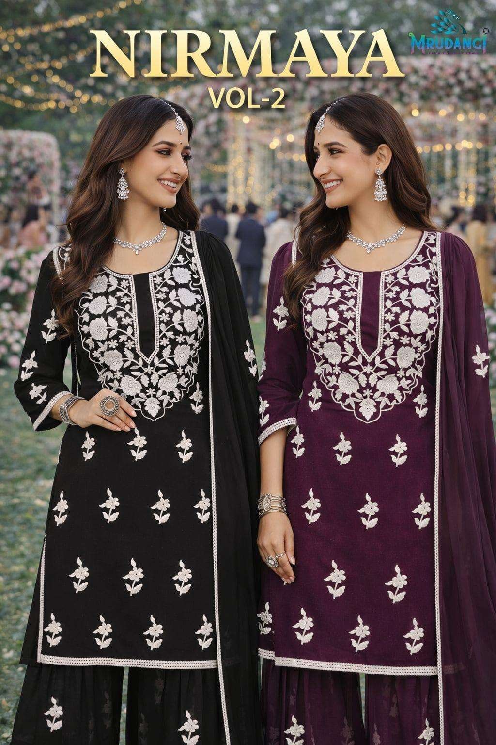 NIRMAYA VOL-2 BY MRUDANGI 893 TO 894 SERIES REAL GEORGETTE DRESSES