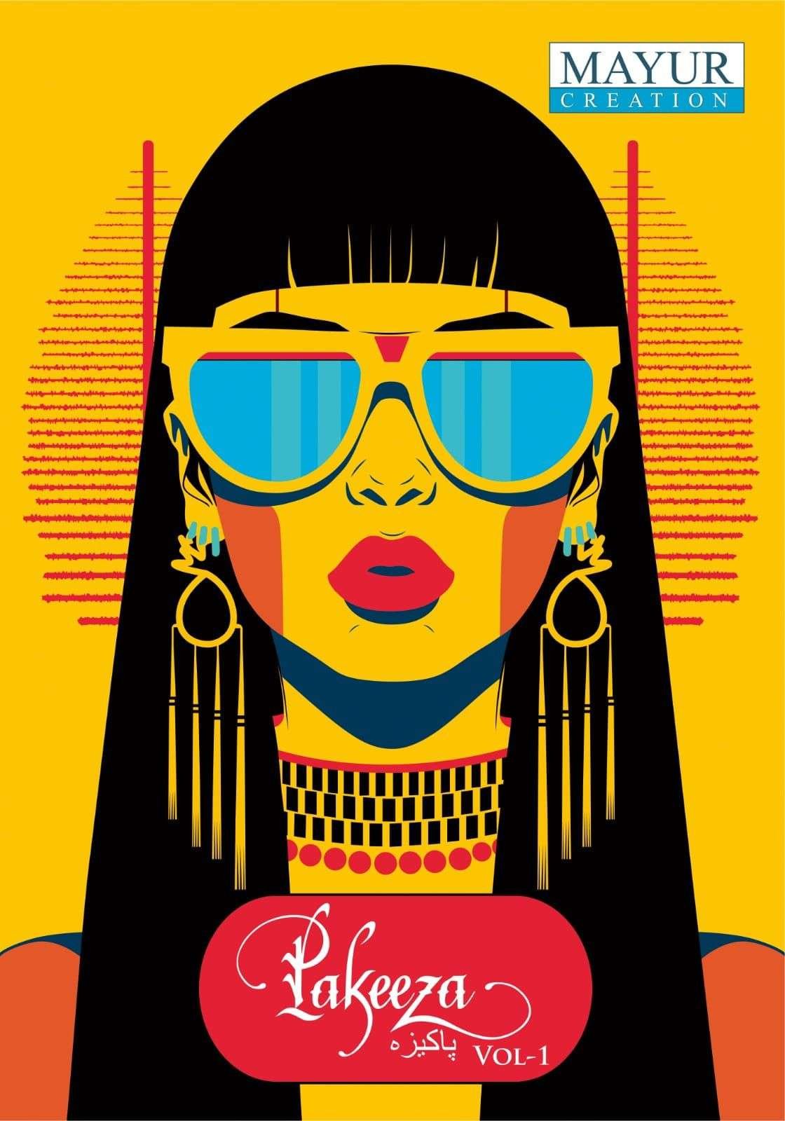 PAKEEZA VOL-1 BY MAYUR CREATION 1001 TO 1008 SERIES COTTON DRESSES