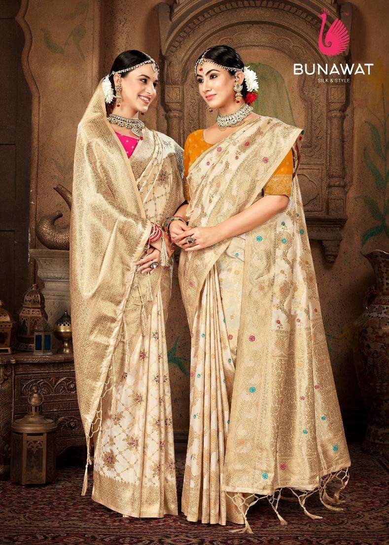 PAVITRA SILK BY BUNAWAT 1001 TO 1006 SERIES DESIGNER SILK SAREES