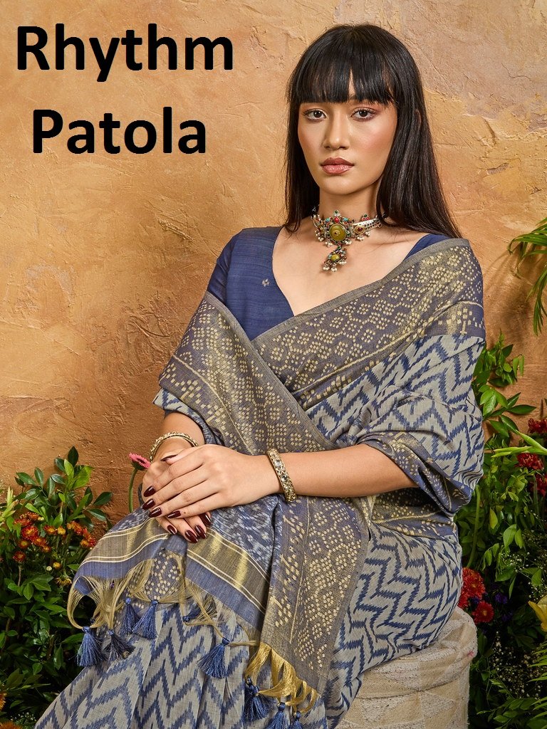 RHYTHM PATOLA BY RAJTEX 001 TO 004 SERIES FANCY VISCOSE COTTON SAREES