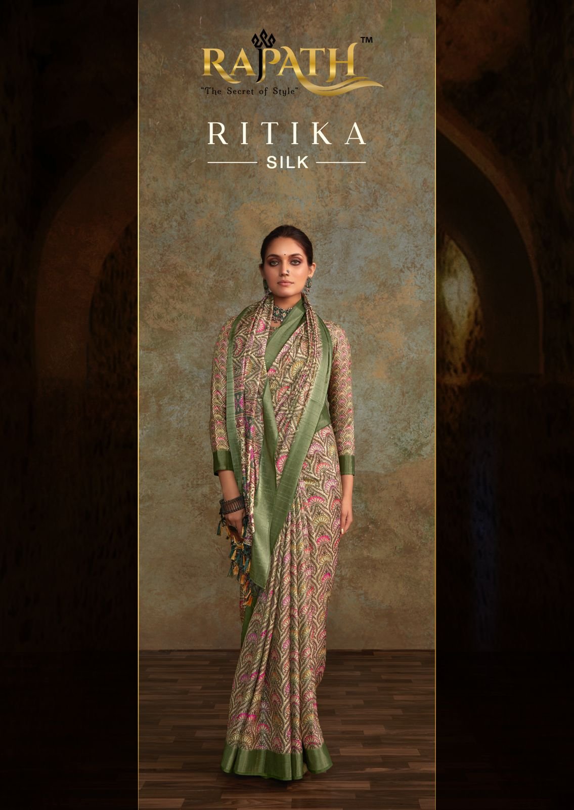 RITIKA SILK BY RAJPATH 370001 TO 370008 SERIES HANDLOOM WEAVING SAREES