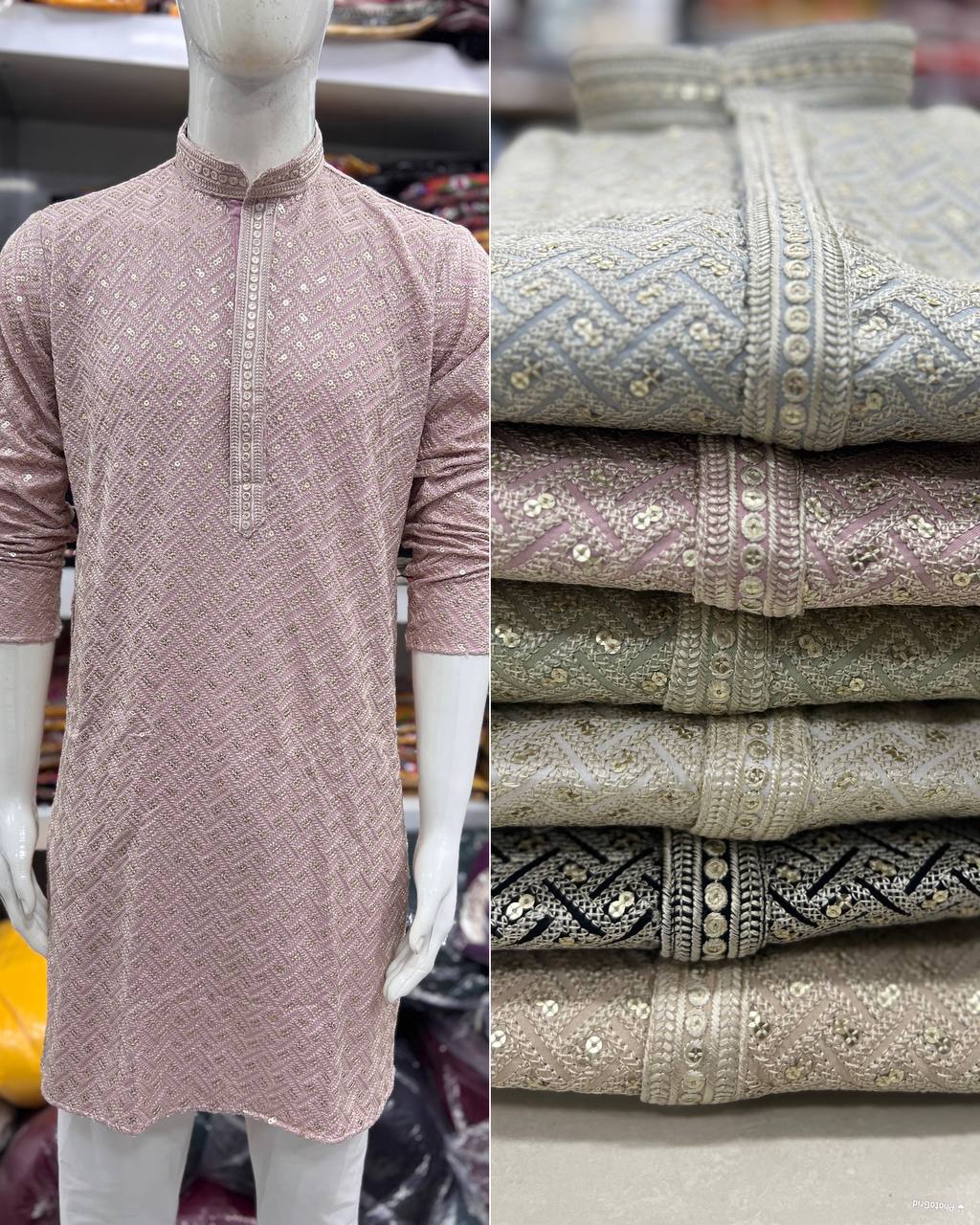 RIWAAZ 2.0 BY SUSWANI ETHNIC WEAR PREMIUM RAYON MENS KURTA PYJAMA