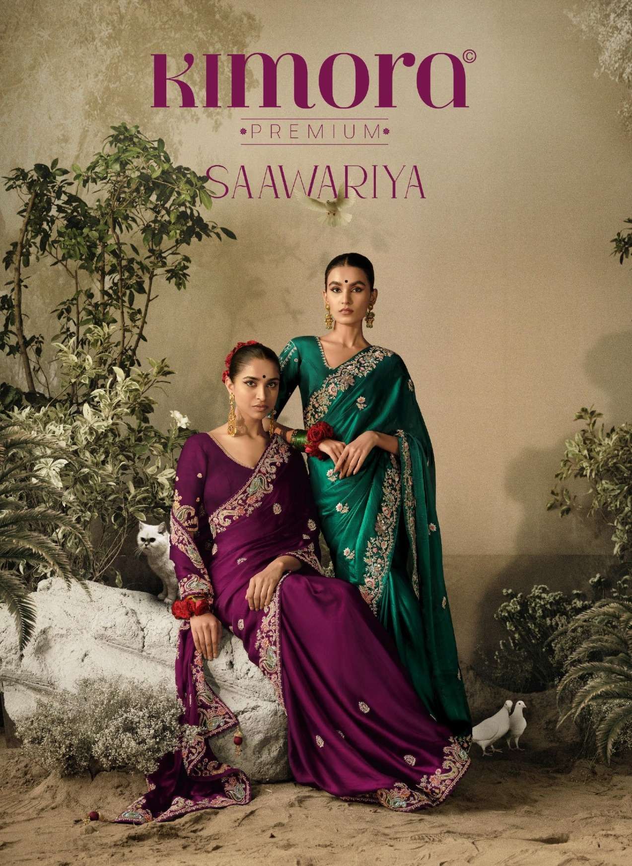 SAAWARIYA BY KIMORA 5301 TO 5311 SERIES HEAVY FANCY DESIGNER SAREES