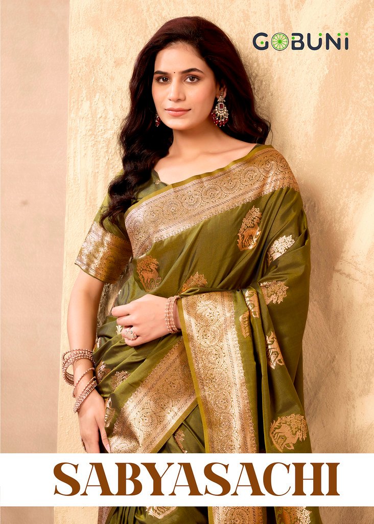 SABYASACHI BY GOBUNI 1601 TO 1604 SERIES FANCY DESIGNER SILK SAREES