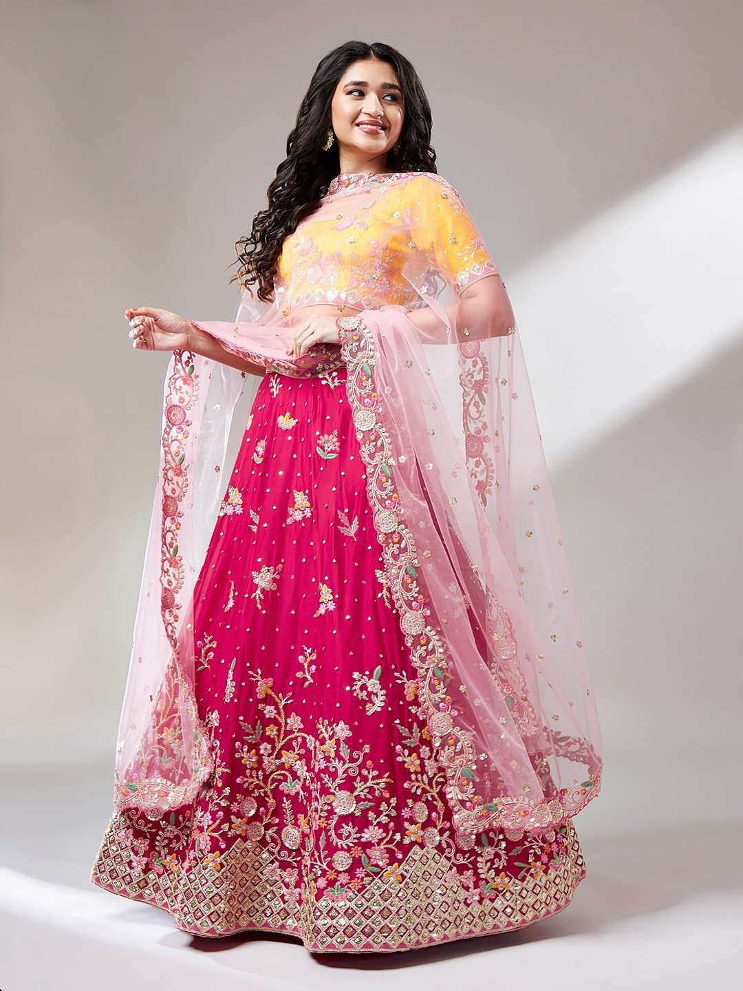 SAKSHI VOL-10 BY SUSWANI HEAVY DESIGNER GEORGETTE LEHENGAS