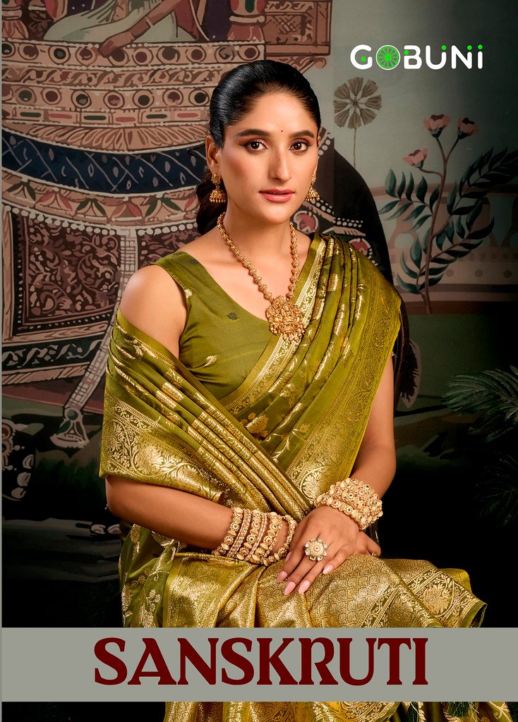 SANSKRUTI BY GOBUNI 2001 TO 2004 SERIES FANCY DESIGNER SILK SAREES