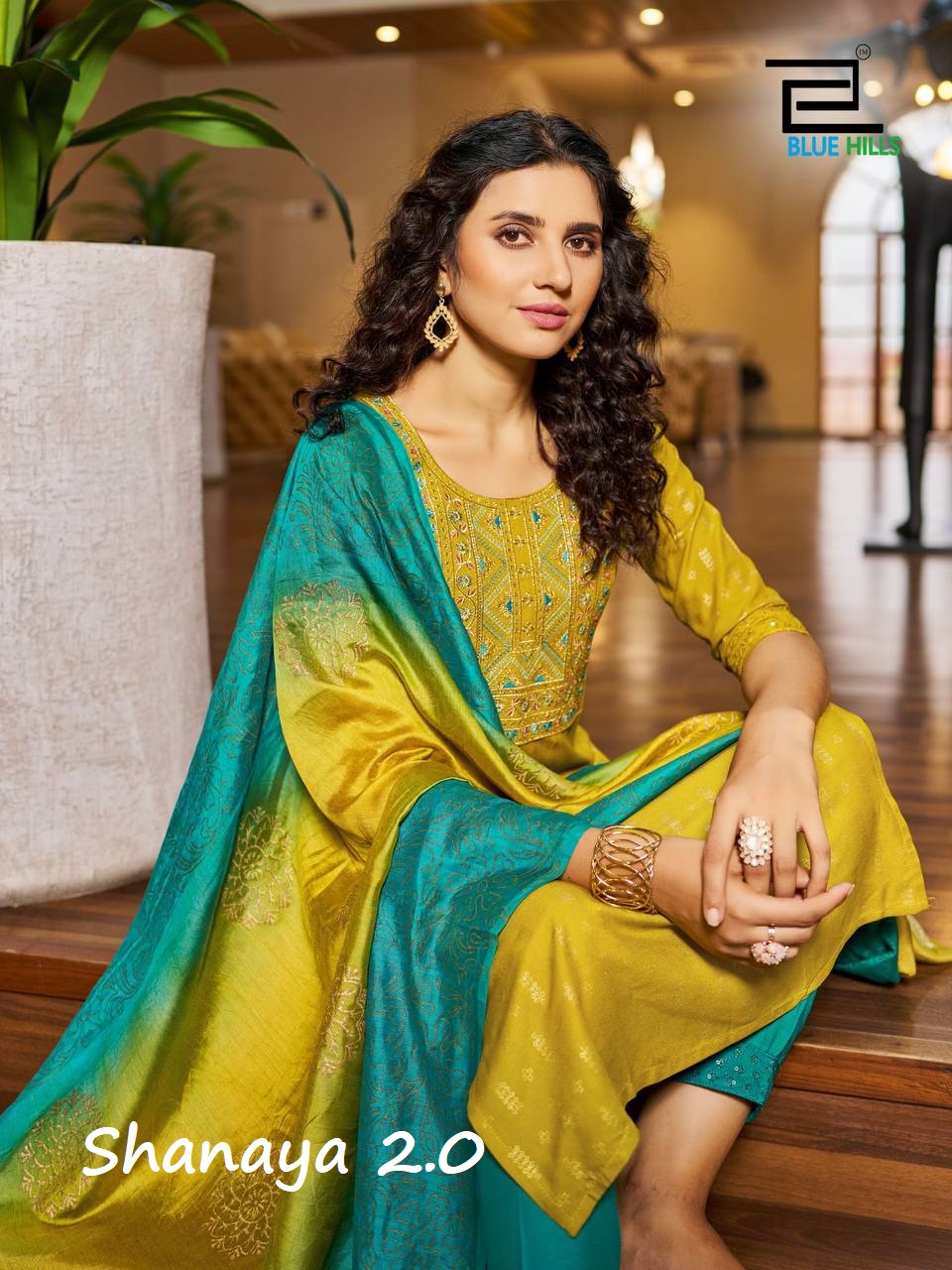 SHANAYA 2.0 BY BLUEbl HILLS FANCY DESIGNER 14 KG RAYON STITCHED DRESSES