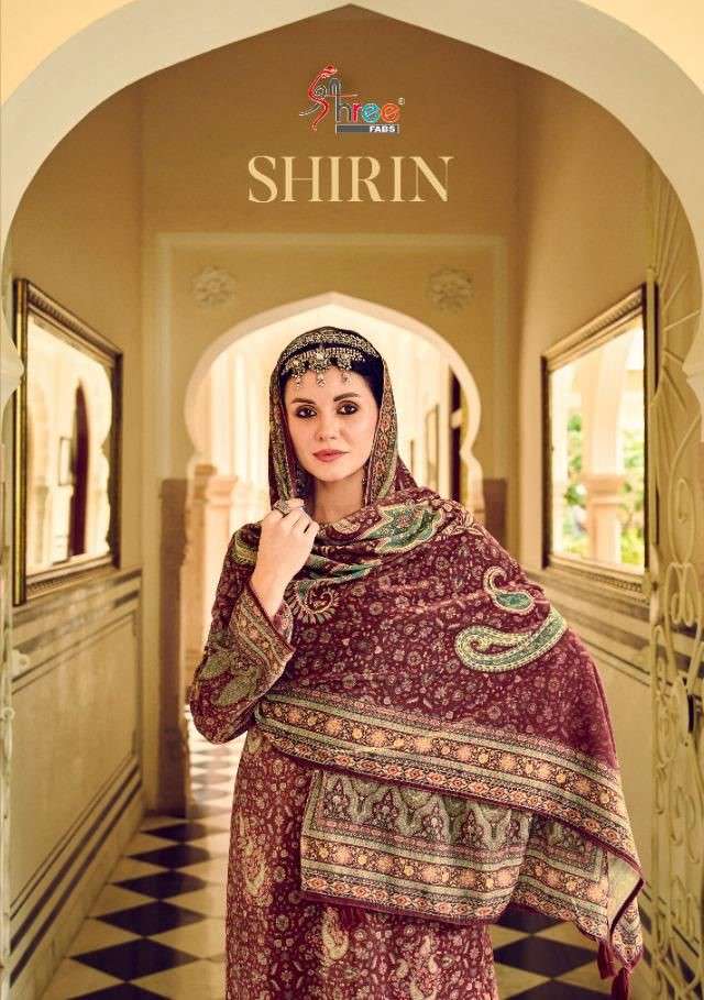 SHIRIN BY SHREE FABS 1001 TO 1006 SERIES PURE 9000 VELVET DRESSES