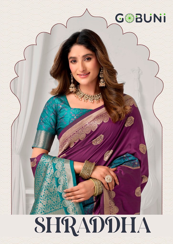 SHRADDHA BY GOBUNI 3101 TO 3106 SERIES FANCY DESIGNER SILK SAREES