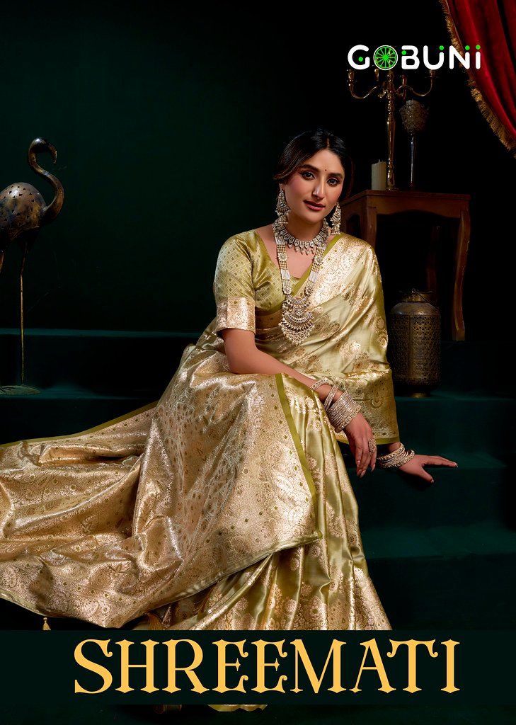 SHREEMATI BY GOBUNI 3301 To 3304 SERIES DESIGNER SATIN SILK SAREES