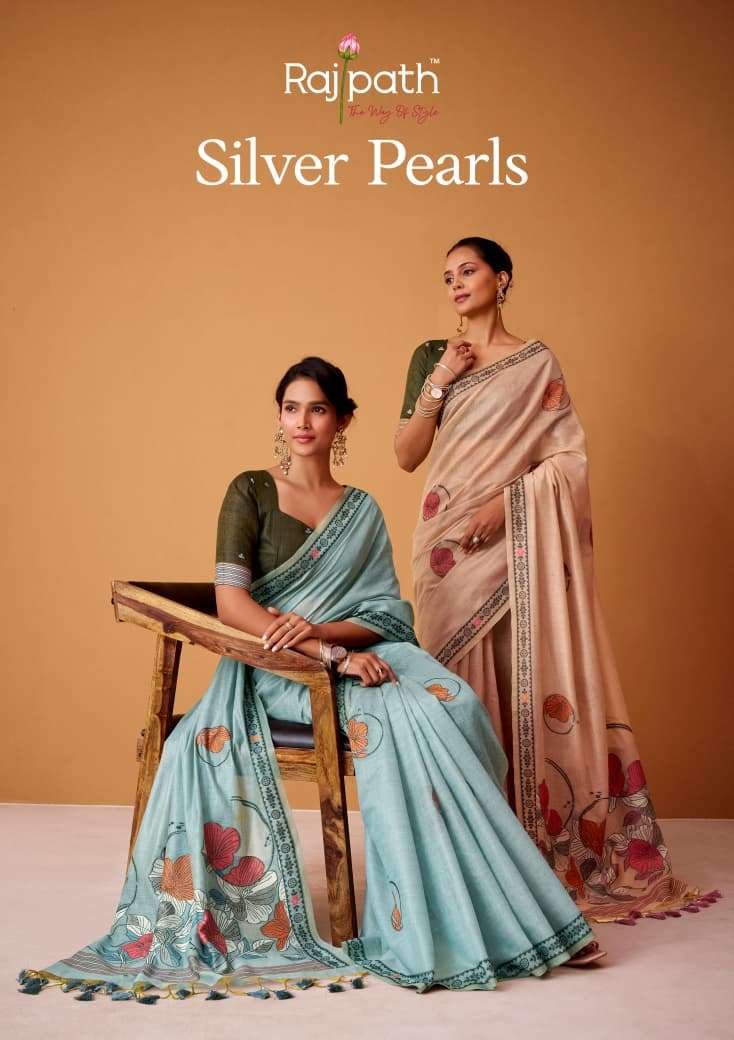 SILVER PEARLS BY RAJPATH 775 TO 780 SERIES JAMDANI COTTON SILK SAREES