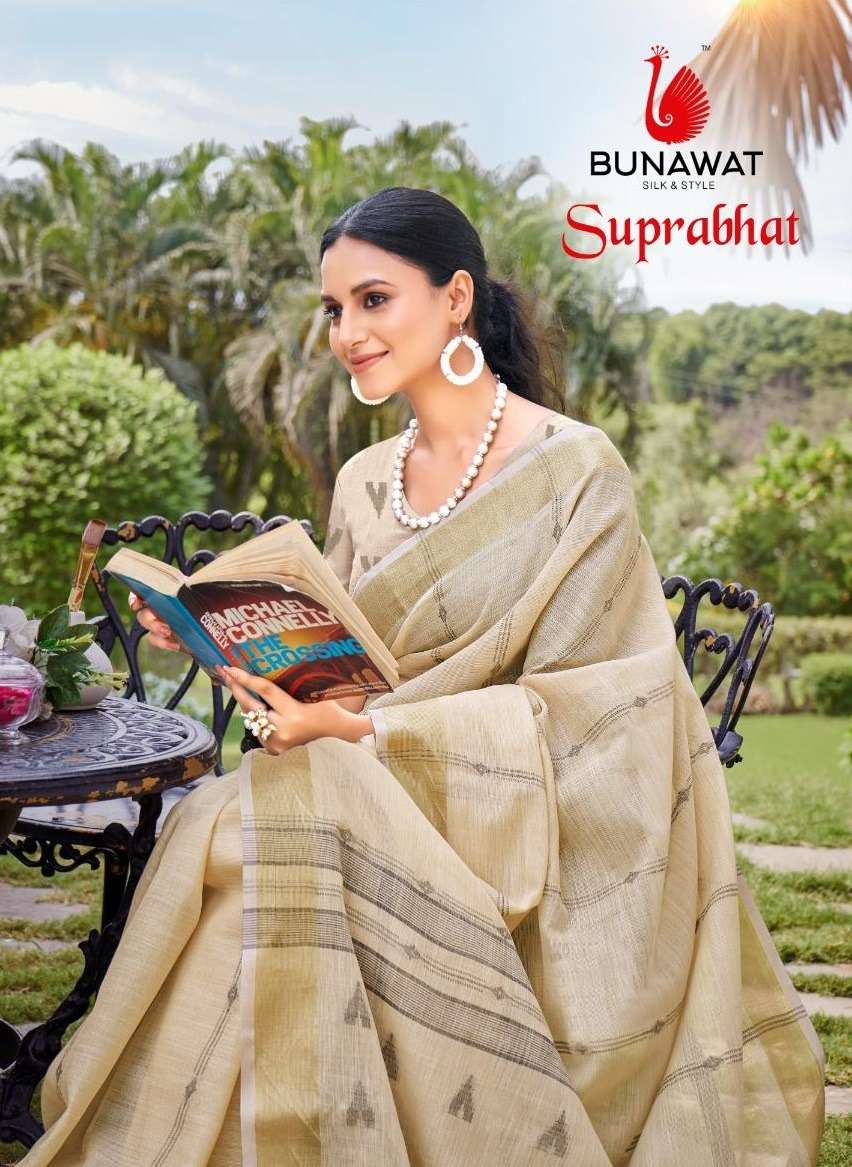 SUPRABHAT BY BUNAWAT 1001 TO 1006 SERIES FANCY DESIGNER COTTON SAREES